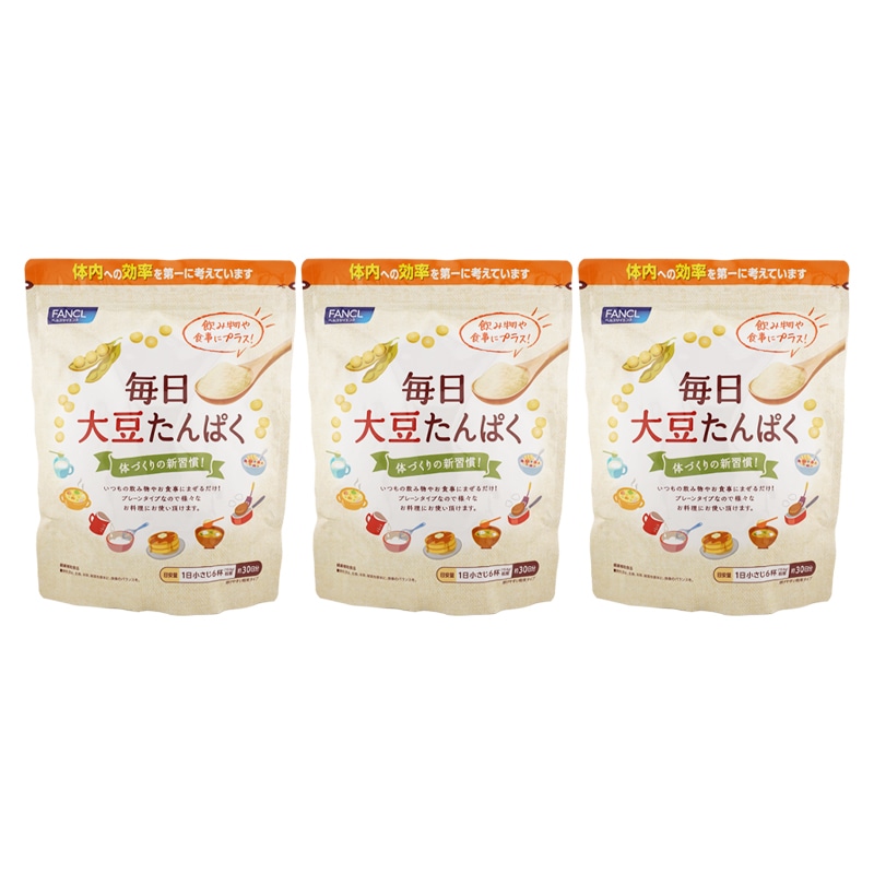 [3個セット] 毎日大豆たんぱく 30日分 318g 健康食品 粉末タイプ プレーン風味[ギフトラッピング対応] 7,216円