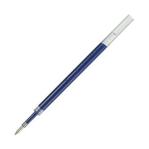 （まとめ）TANOSEE ノック式ゲルインクボールペン替芯 0.5mm 青 1パック（5本）(×50セット)