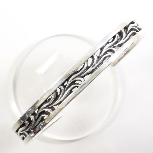 シルバー バングル 総重量約36.8g 約19cm ジュエリー 中古