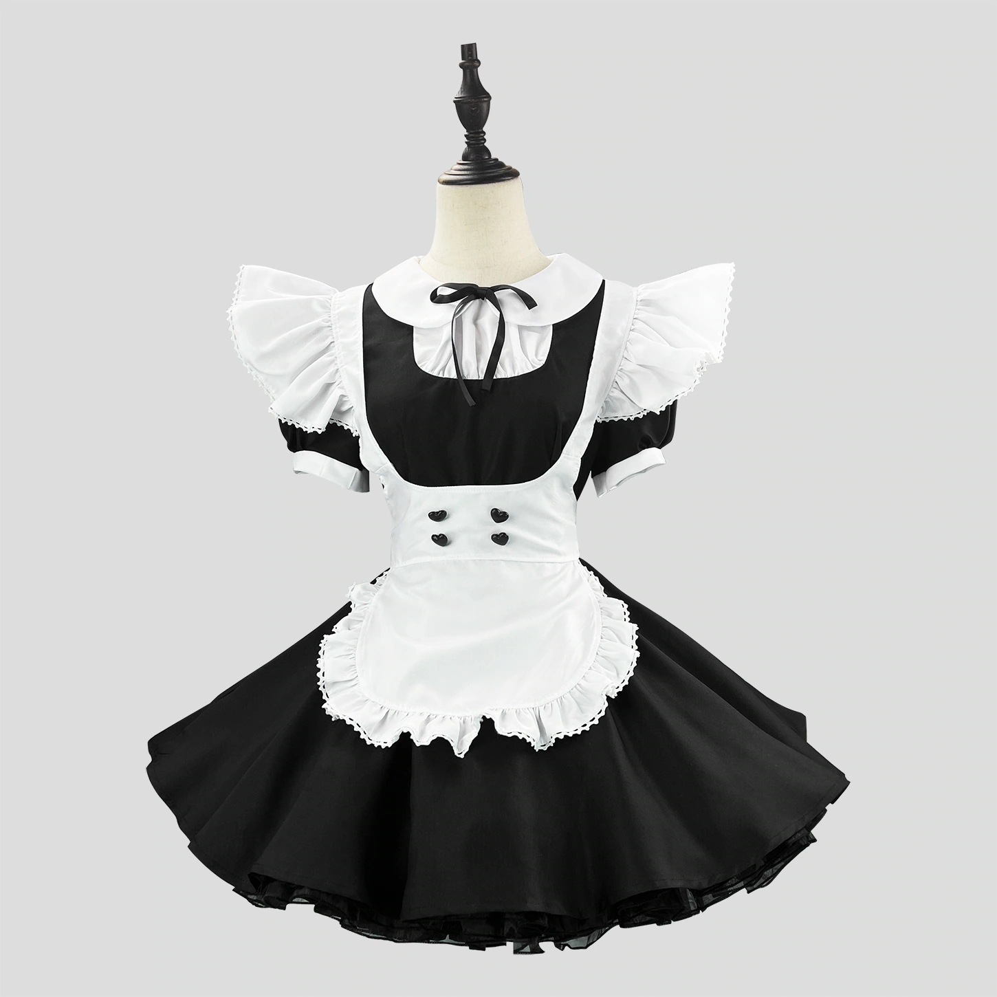 新しい日本のメイド服古いスタイルのロリータドレスOPライトサウンドガールコスプレ衣装