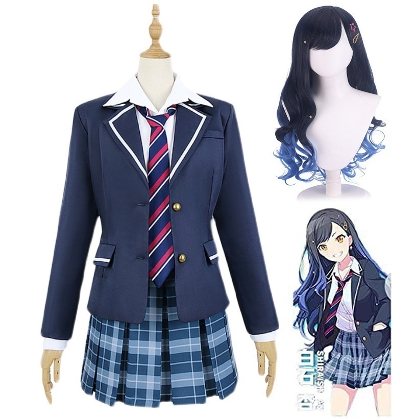 【即納】最安値挑戦 ウィッグ追加可 制服 コスプレ衣装 白石杏 カラフルステージ プロジェクトセカイ 7,754円