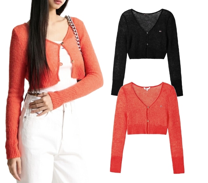 Slim Open Knit Cardigan (T32F1KCD50TWT1 )