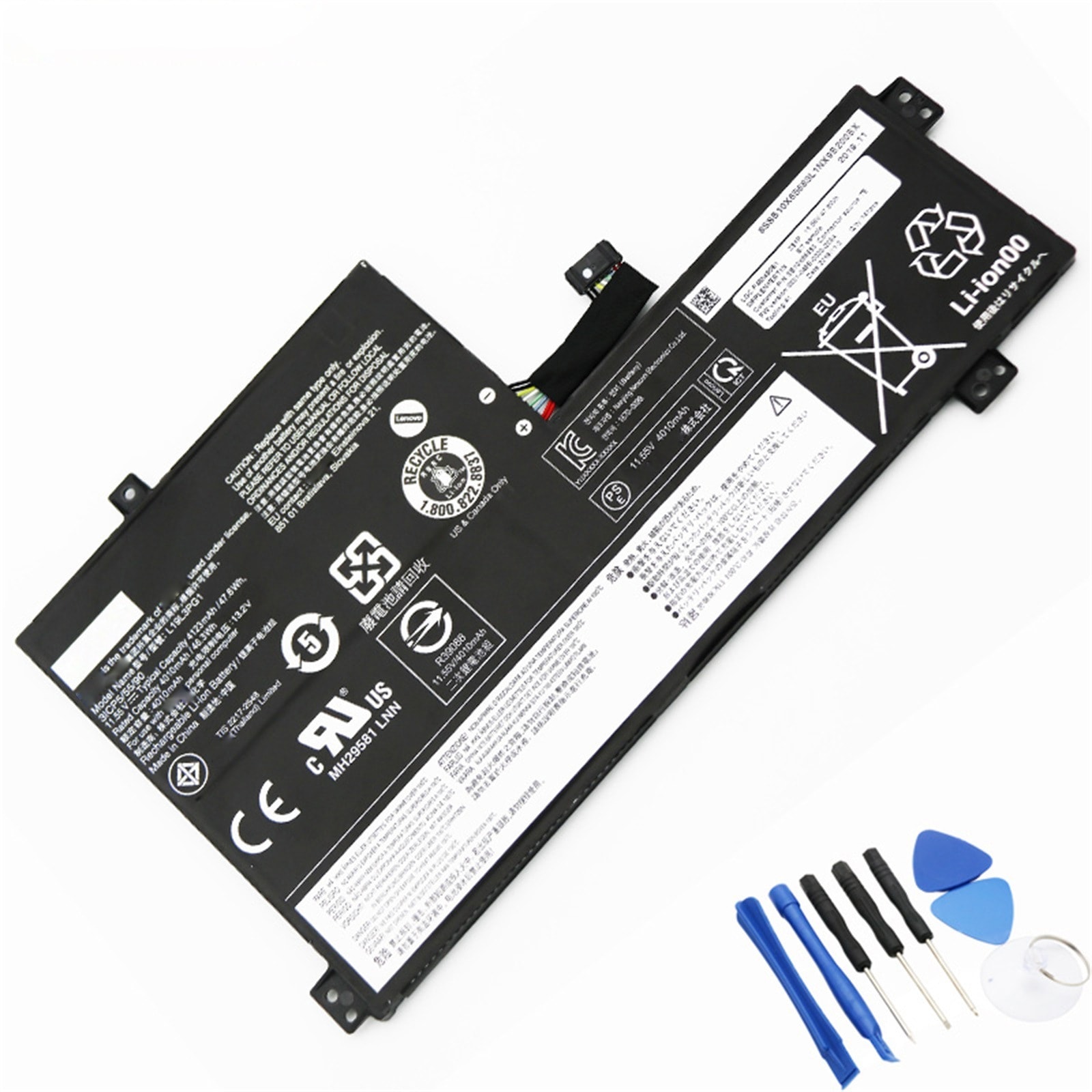 L19L3PG1 電池・Lenovo/ThinkPadノートパソコン互換 47.6Wh/4123mAh L19C3PG1 L18D3PG1 SB10X65681 5B10X65682 L19L3PG1