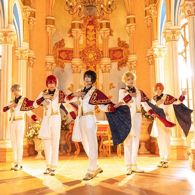 あんさんぶるスターズ 白昼夢＊微睡みのユーサネイジア Little Romance Knight 朔間凛月 瀬名泉 月永レオ 鳴上嵐 朱桜司 コスプレ衣装 コスチューム期間限定30％