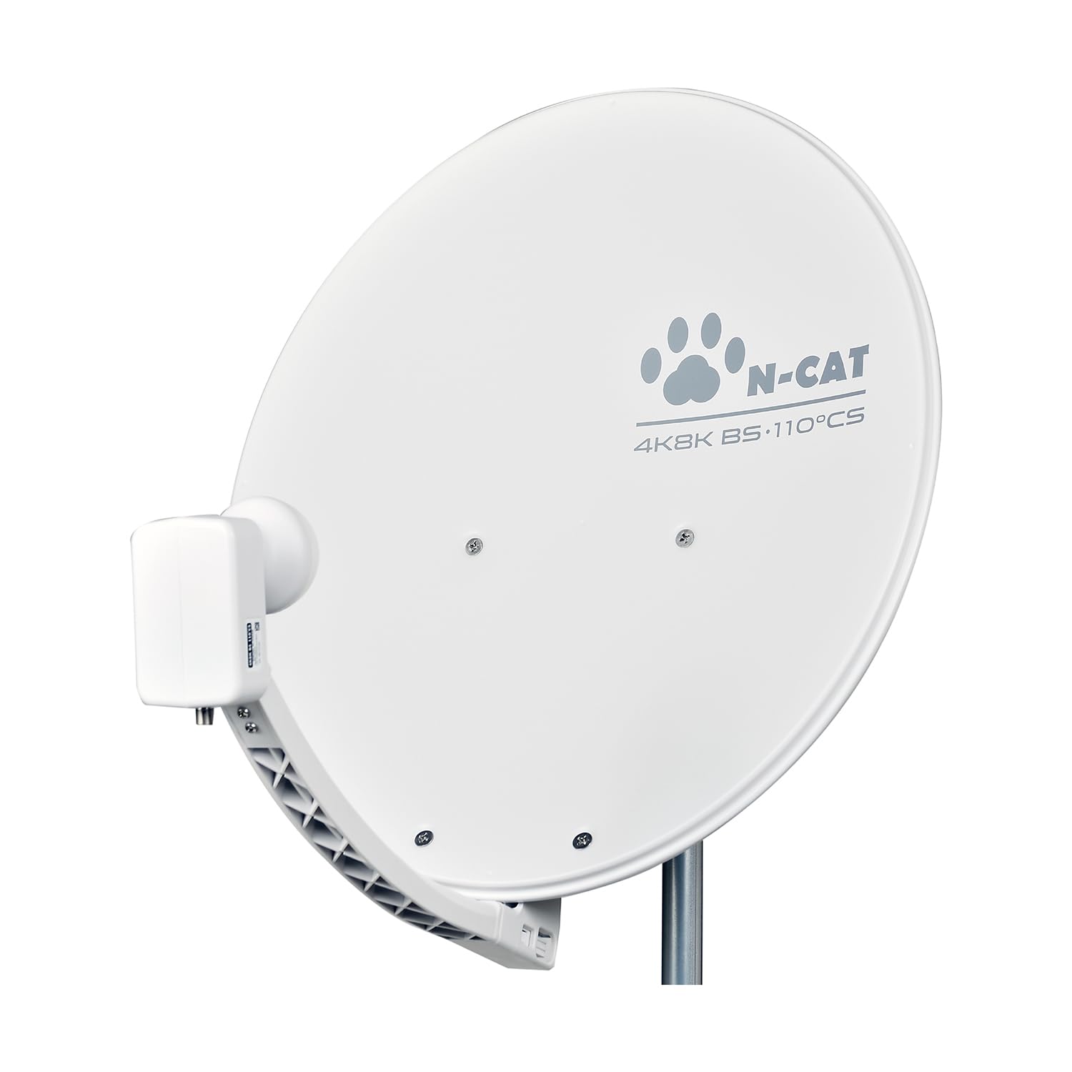 N-CAT(エヌキャット) BSアンテナ 45cm型 4K 8K対応 BS・110CSアンテナ SHマーク付 NC45SRL