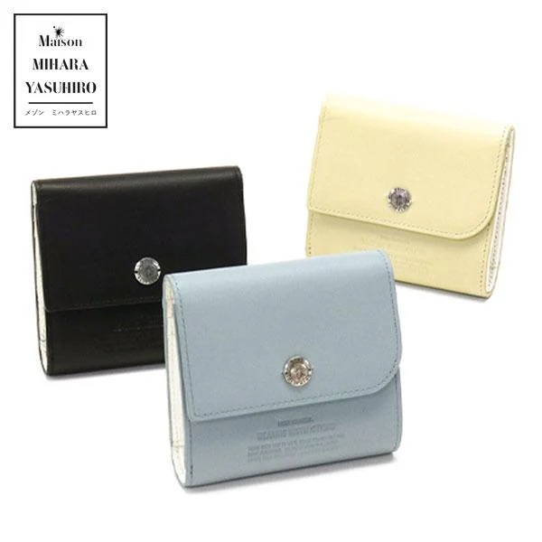 二つ折り財布 Folded Wallet 牛革 本革 小さめ コンパクト 軽量 ミニ財布 小銭入れあり メンズ レディース V20095