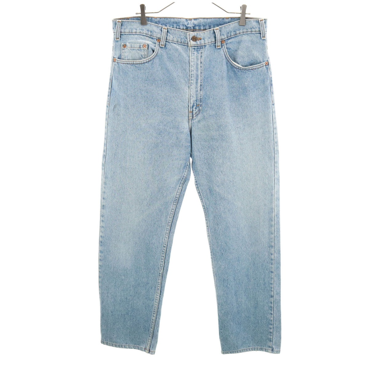 90s 505 USA製 オールド テーパードデニムパンツ W38 ウォッシュブルー ジーンズ メンズ 古着 5,279円