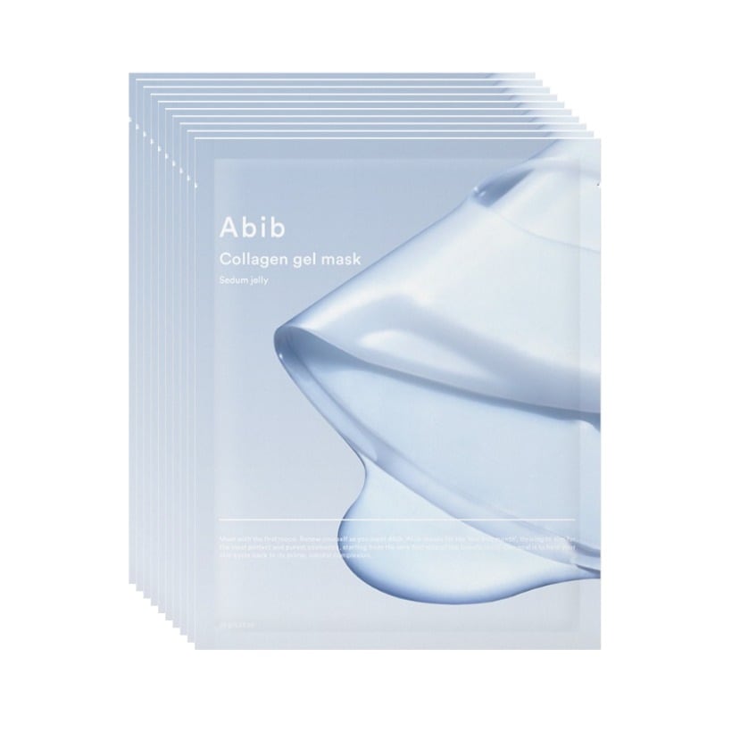 コラーゲンゲルシートマスク水分草ゼリー10枚