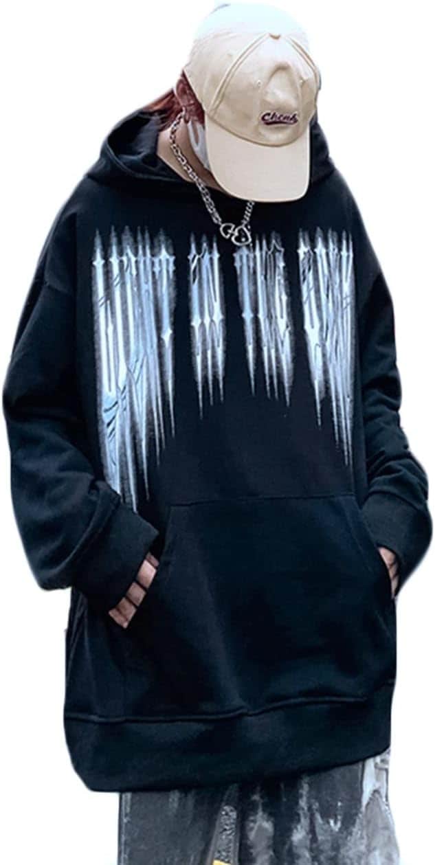 春服 メンズ パーカー 長袖 フード付き レイヤード 無地 シンプル おしゃれ 大きいサイズ グラフィックプリント フード付き カジュアル プルオーバー ロック ファション ストリート系 ヒ