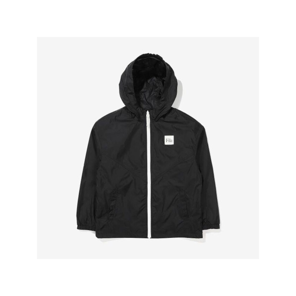 [FILA KIDS] キッズヘリテージウィンドブレーカー (FK2JKE2111X_BLK) Q0ZFK2JKE2111XBLK