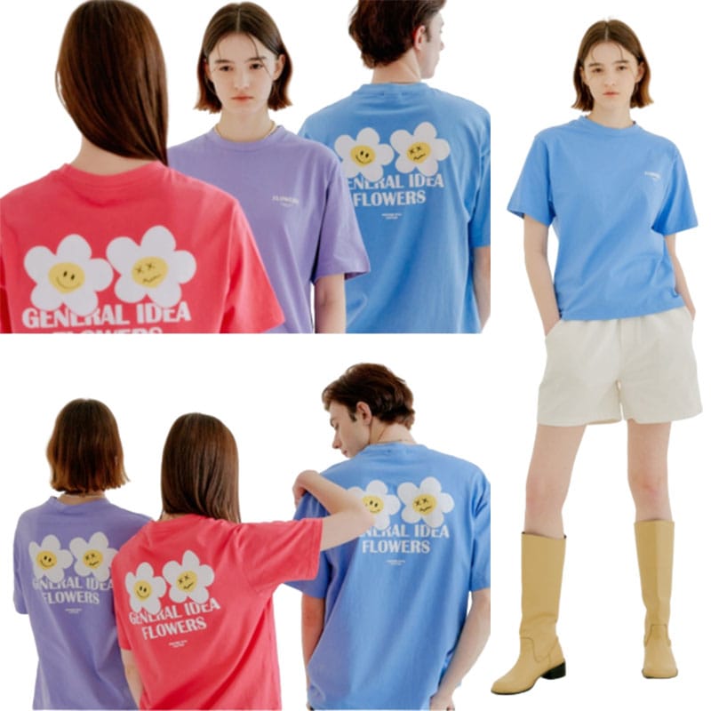 COLORFUL FLOWER SHORT SLEEVES 3色 UNISEX 4,894円