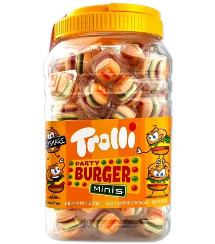 Trolli トローリ ミニバーガーグミ900g , 韓国人気お菓子