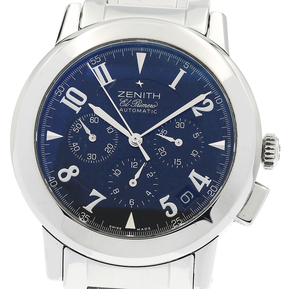 訳あり ゼニス ZENITH 01/02.0451.400 ポートロワイヤル エルプリメロ クロノグラフ 自動巻き メンズ _941949【中古】
