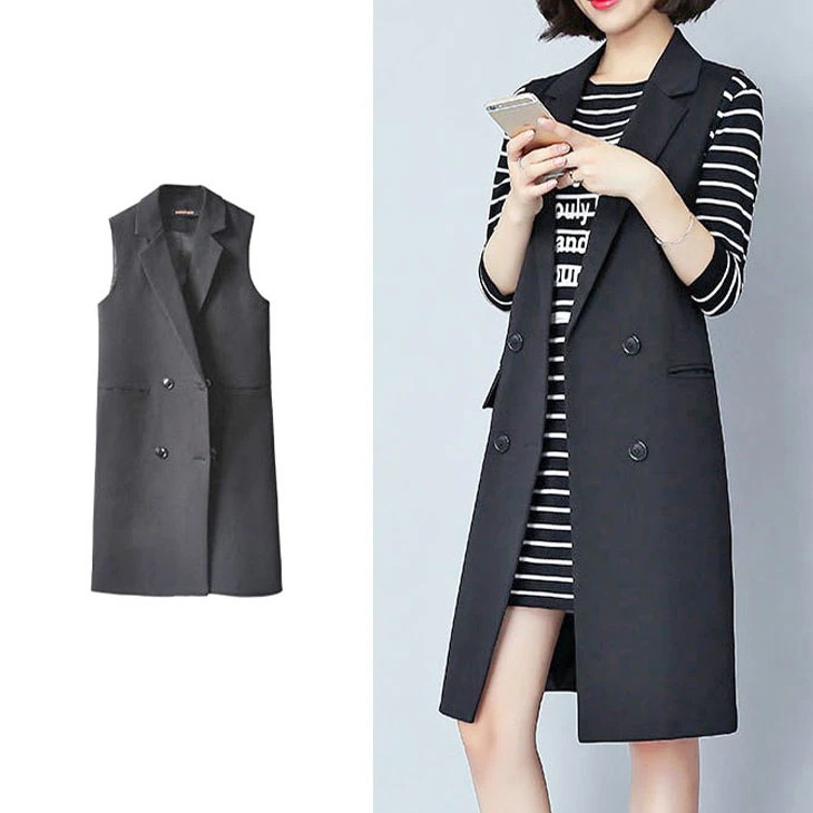 テーラード ジレ ロングジレ ミドル丈ジレ ロングベスト Vネック ロング ジレ トップス アウター 羽織り ベスト ノーカラー アウター おしゃれ シンプル きれいめ エレガント カジュアル 秋冬