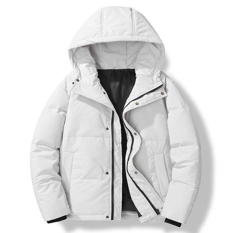 ダウンジャケット メンズ 軽量 白 防寒着 メンズ ダウン アウター メンズ コート メンズ アウター 冬 ブランド HOMEIHOME メンズ大きいサイズ