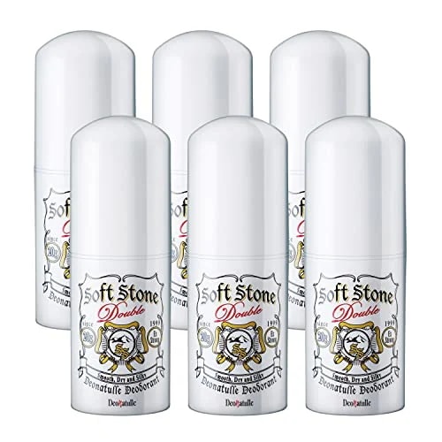 【医薬部外品】デオナチュレ ソフトストーンW ワキ用 直ヌリ 制汗剤 スティック×6個(20g×6)
