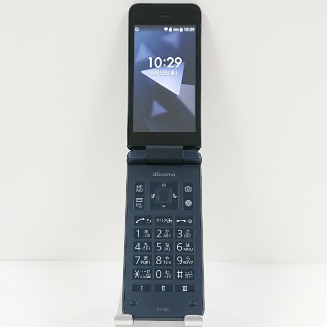 DIGNO ケータイ KY-42C ドコモ ブラック 送料無料 本体 c20532 【中古】