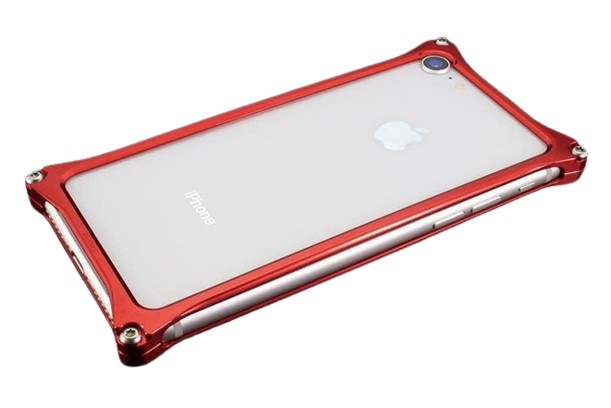 ギルドデザイン(GILD design) ソリッドバンパー レッド iPhoneSE 2020 8 7 GI-402R 42414 iPhone 8 iPhone 7