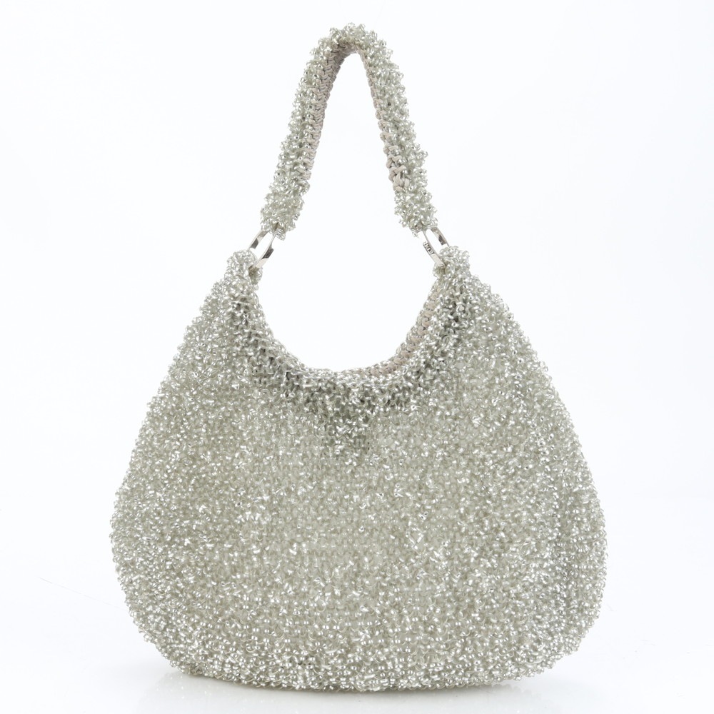 美品 ワイヤーバッグ トート バッグ 肩掛け ショルダー ハンド レディース ECE CQ33-5 中古