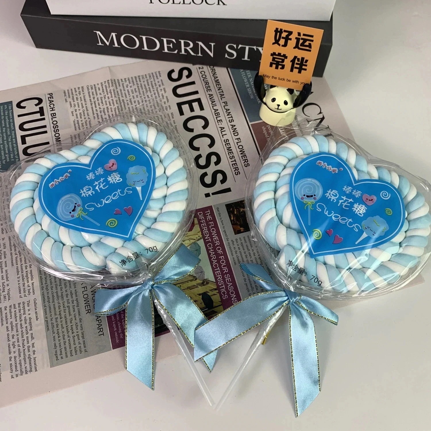 おいしいおやつ！2550Pcs ラブマシュマロロリポップ スカイブルー 告白キャンディ こどもの日ギフト カジュアルスナック お玉 誕生日プレゼント 子供の贈り物