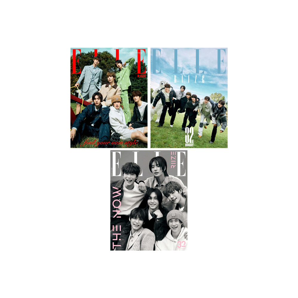 [日本語訳付き] RIIZE - ELLE KOREA 2024年11月号3種セット [11月04日発売] 5,670円