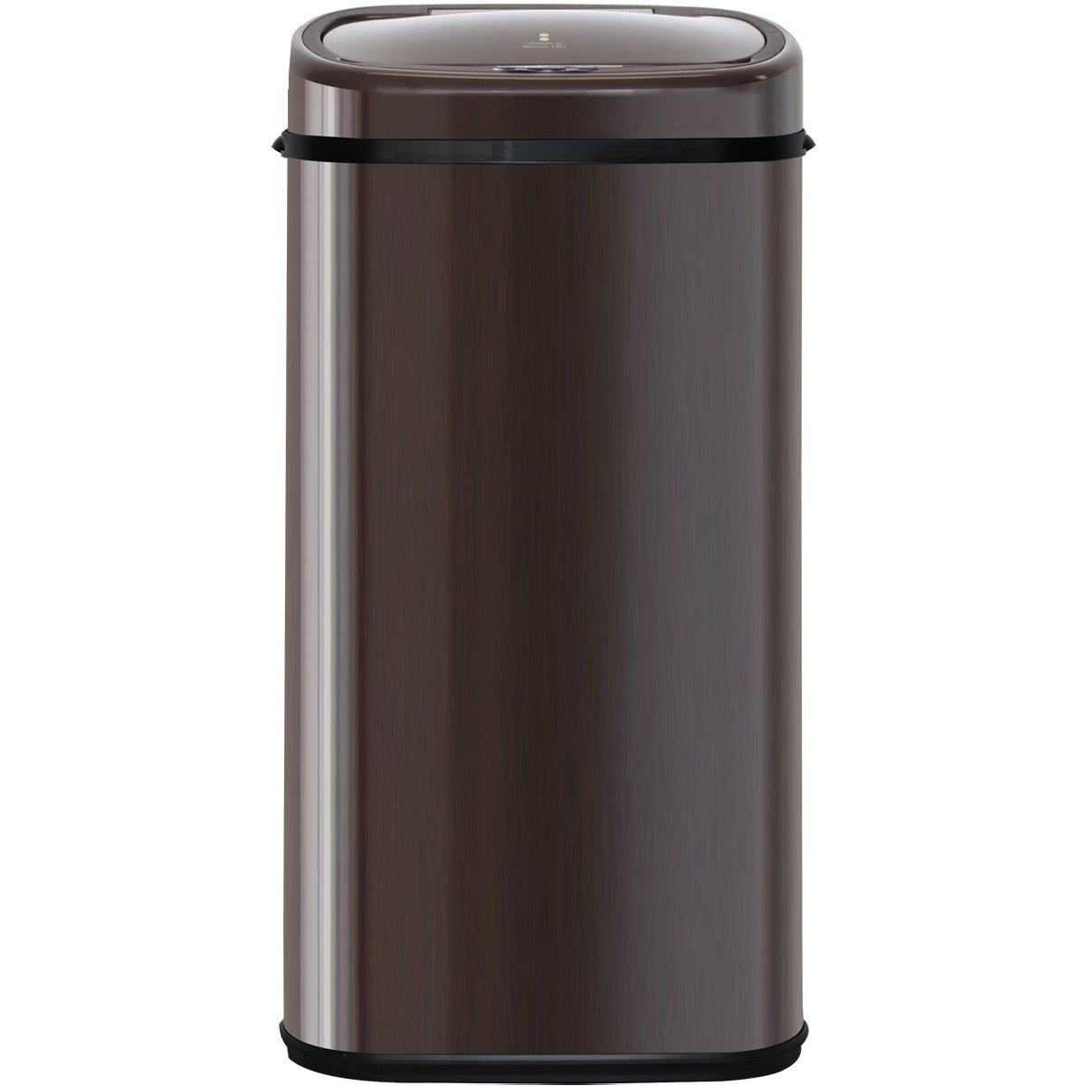 ottostyle.jp センサー全自動開閉式ごみ箱 大容量68L 【3カラー】 ステンレス ふた付き 分別 おむつ (ダークブラウン) 70リットルゴミ袋対応