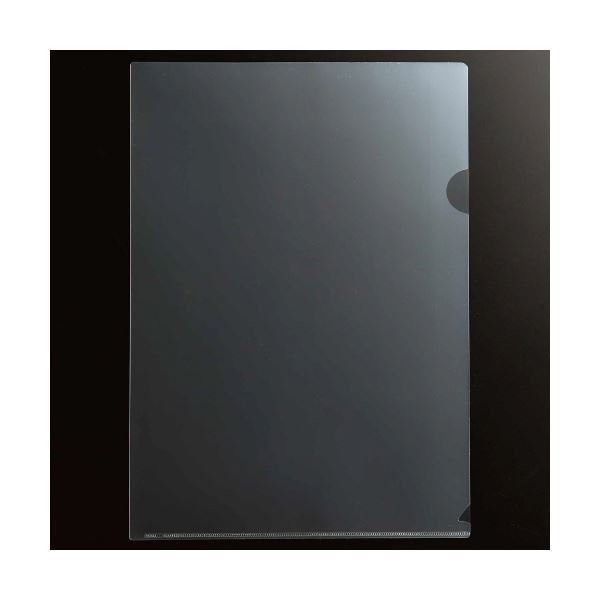 （まとめ） TANOSEE 再生クリアホルダー A4 厚口（0.3mm） クリア 1パック（50枚） 3セット