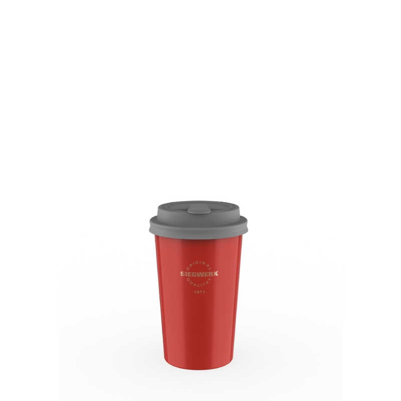 ゼグウィ　ホーローダブルウォールトラベルマグ 350ml レッド　TGDWCG9415720