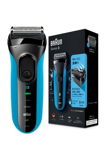 ブラウン 電気シェーバー シリーズ3 電動 髭剃り メンズ 3010S 3枚刃 水洗い/お風呂剃り可