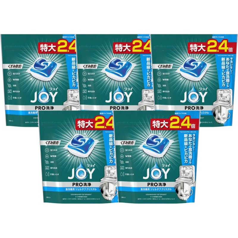 P＆G　(ケース販売) ジョイジェルタブクリスタル32P×5 4,954円
