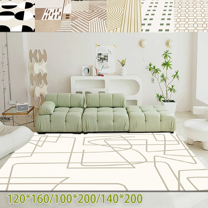 カーペット 大きな敷物 滑り止めボトム ラグマット ラグ 洗える オールシーズン