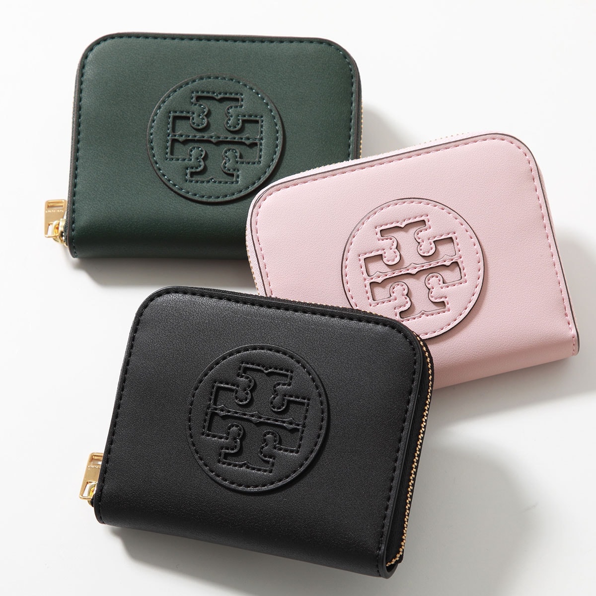 TORY BURCH トリーバーチ コインケース ELLA BIO SMALL ZIP WALLET エラ 157505 レディース ダブルT レザー ミニ財布 カラー3色