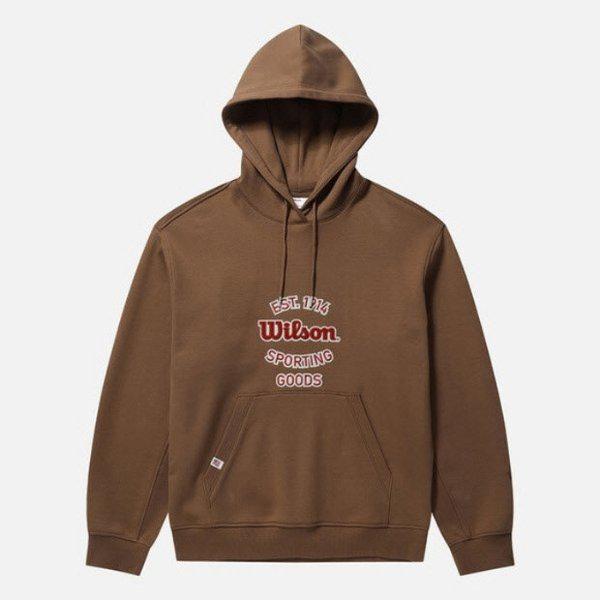 長袖Tシャツ LQC W243001LHD92-BRN 男性 Sporting Goods co. フーディー