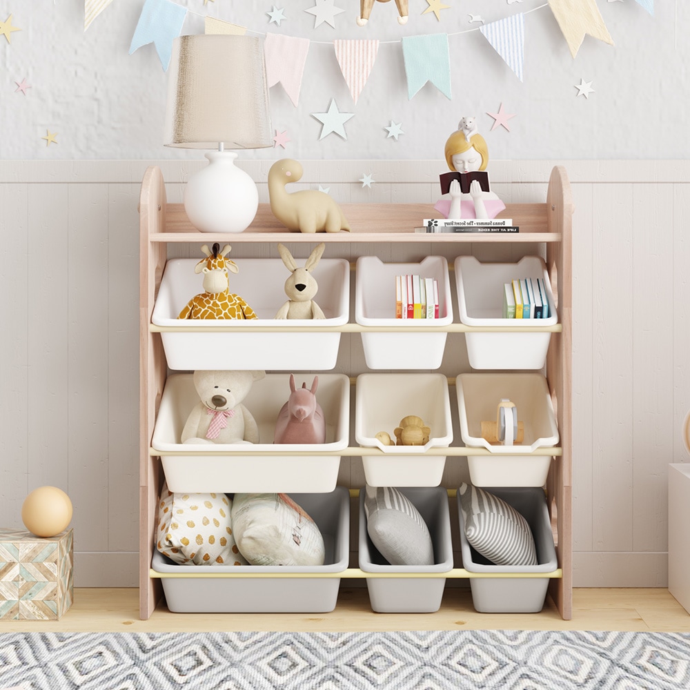 収納棚 絵本棚 おもち収納 子供用　絵本ラック 木製 雑誌絵本