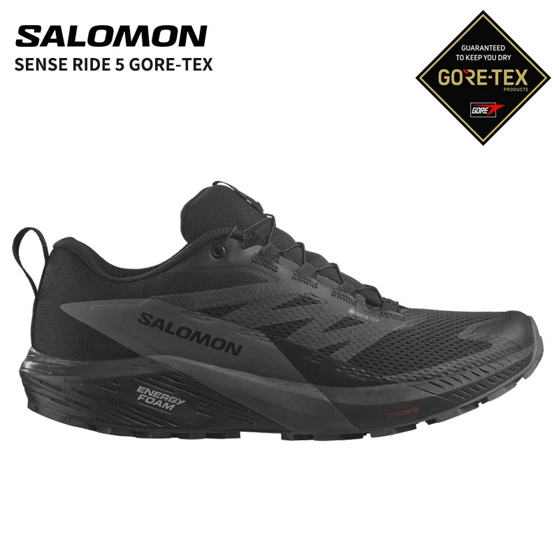 サロモン スニーカー SALOMON SENSE RIDE 5 GORE-TEX メンズ 男性 トレイルランニングシューズ メンズ