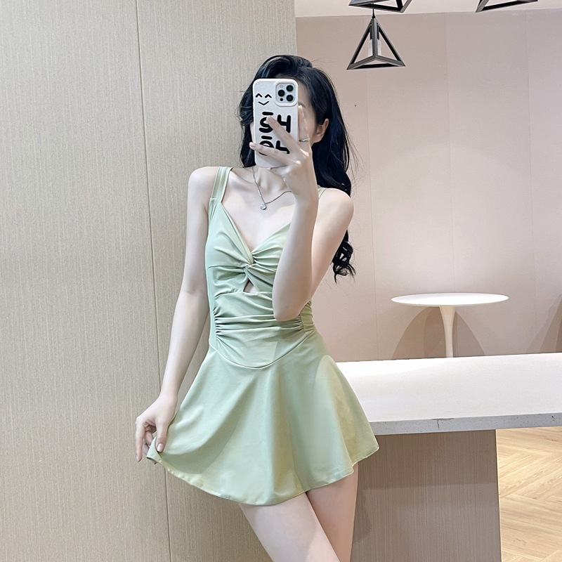 sweet水着 女性用 2024新作 ぽっちゃりさん向け 温泉向け人気モデル お腹周りをカバーして貧乳でも痩せて見える 温泉向けモデル