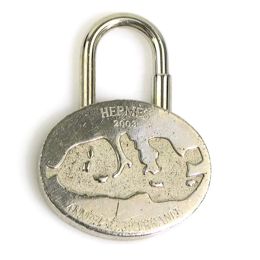 エルメス HERMES カデナ ANNEE MEDITERRANEE メタル シルバー レディース e61399a