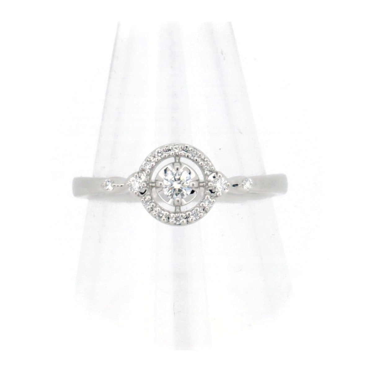 ダイヤモンド リング 指輪 0.12ct 11号 APVR0582 DI Pt950(プラチナ) 質屋出品 35,750円