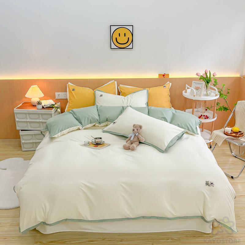 布団カバー 3点セット 4点セット シングル ボックスシーツ 寝具カバーセット 枕カバー 柔らかい 肌に優しい 洋式和式兼用 ベッド用 洗える 掛け布団カバー 無地