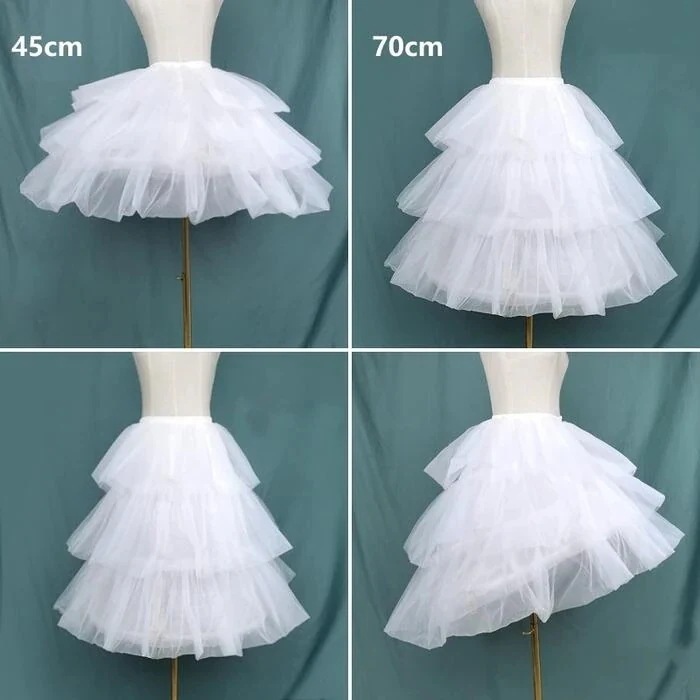 【急速出荷】ロリータ Lolita パニエ ボリューム ワイヤー入り ロング 丈70cm ウエディング 結婚式 ホワイト ブラック レディース 衣装 コスチューム ブライダル 花嫁 可愛い 上品 日常