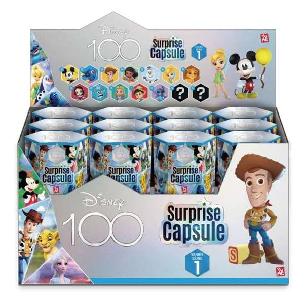 19553 ディズニー100 サプライズカプセル シリーズ1 24個入りBOX 種類はお選びいただけません