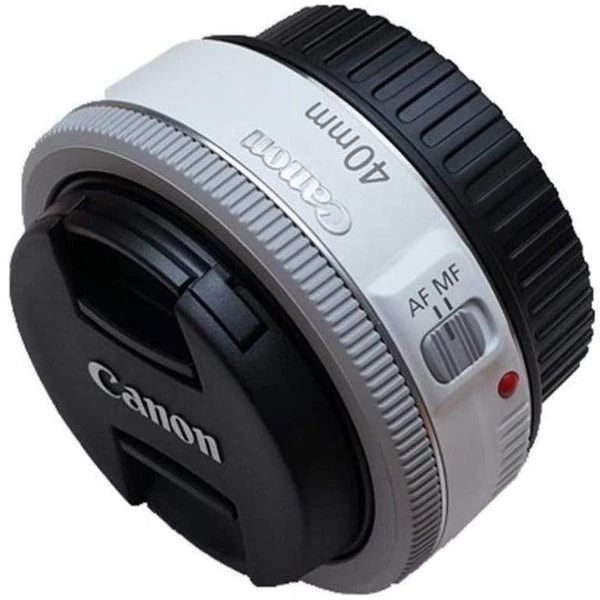 【中古】キヤノン Canon EF 40mm f / 2.8STM Pancakeレンズ ホワイト