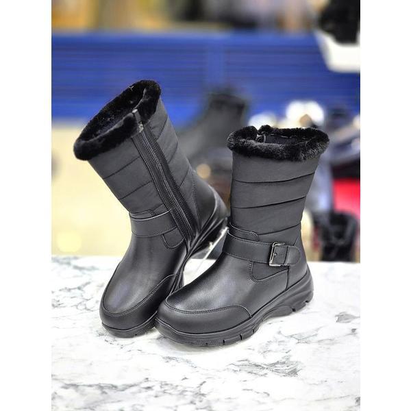 セーブゾーン05 女性 4cm 軽量 コンフォート カジュアル アンクル ファーブーツ RLYFR616 (43947715)