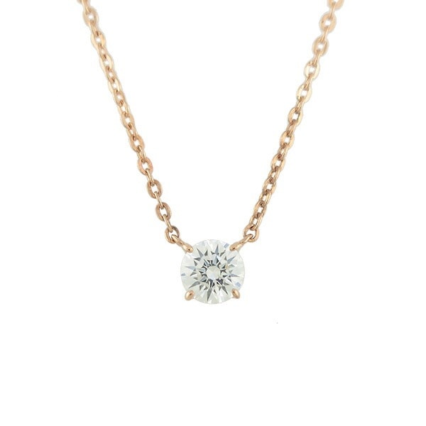 リボン済＆紙袋 ネックレス 正規品 レディース 一粒モチーフ ネックレス ペンダント ジュエリー アクセサリー キュービックジルコニア シルバー 祝い