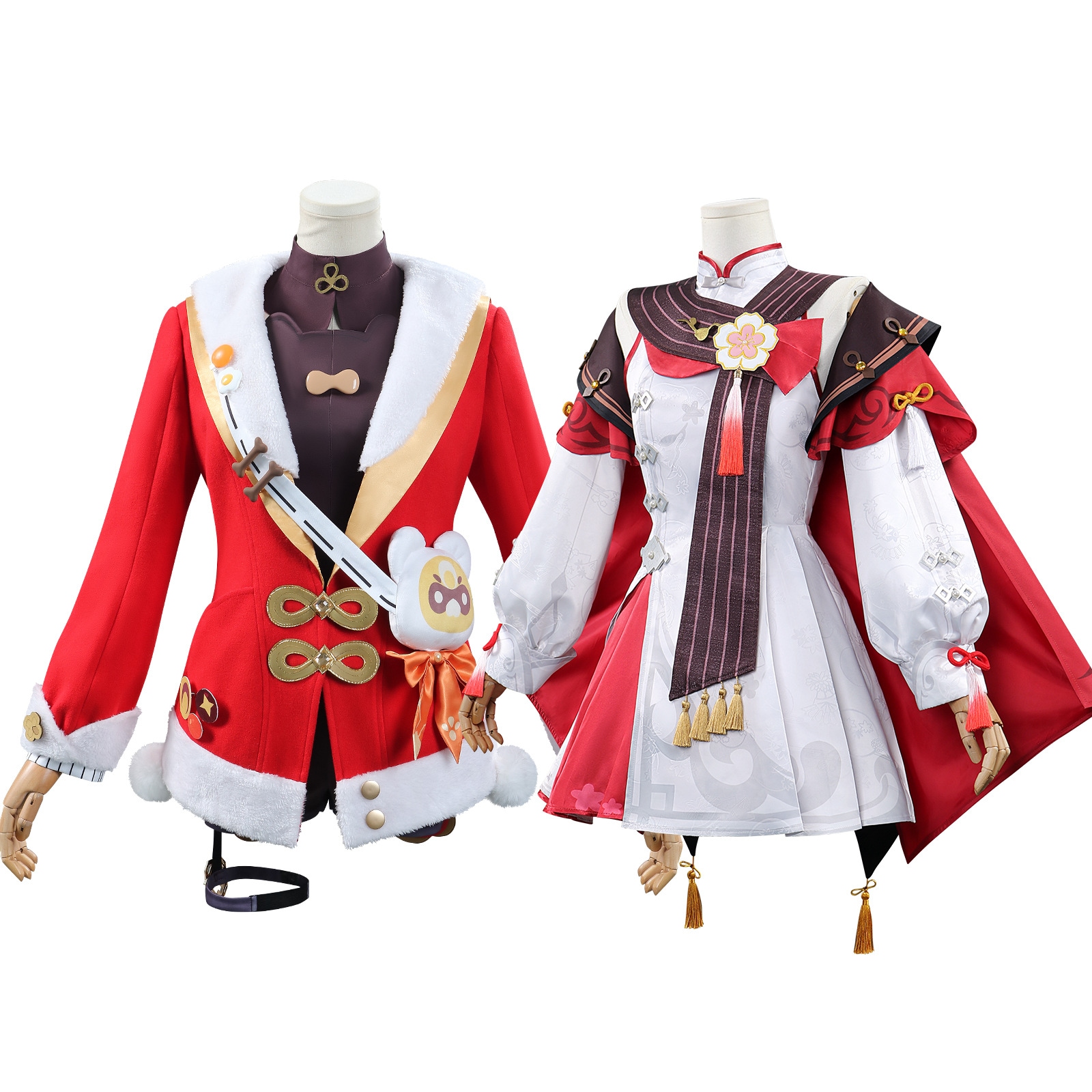Genshin Impactos Cos Costume Sea Lantern Festival Walnuts Snow Peach Peach Red Xiangling Year Night 6,006円