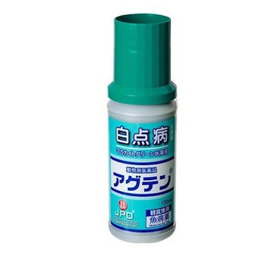 他サイト： 動物用医薬品　観賞魚用魚病薬　ニチドウ　アグテン　１００ｍＬ　薬効２ー３日間　水草可　白点病　尾ぐされ症状　水カビ病　ＣＲＣ10―65―10―20―00の商品画像