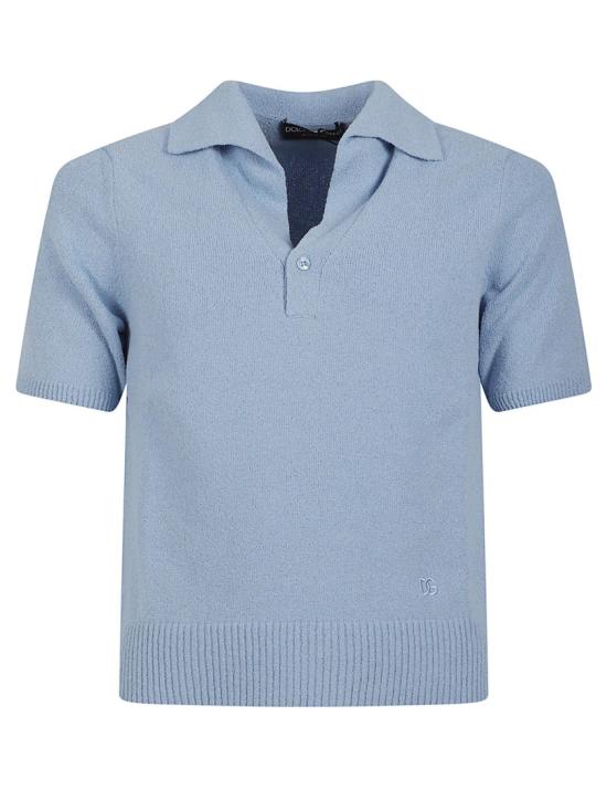 DOLCE & GABBANA Men Polo Shirts GXZBHZJGMGXB6227 Blue