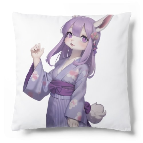 【受注生産】ウサギの女の子　ナツキ クッション