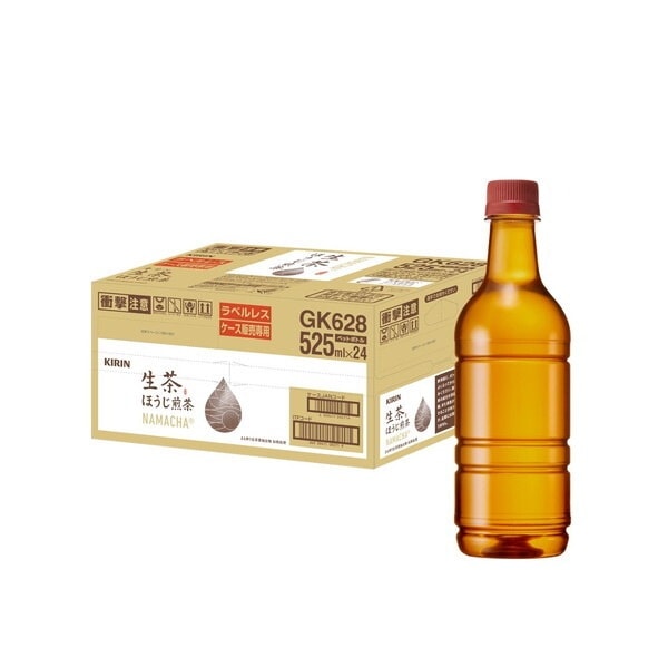 生茶ほうじ煎茶 ラベルレス ペット 525mlx24 メーカー直送