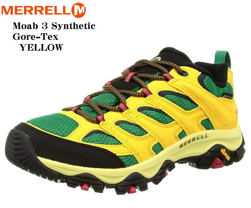 MERRELL(メレル)Moab 3 Synthetic Gore-Tex J500239 J500247 J500241 メンズ アウトドアトレッキングカジュアルシューズ 履き心地はそのままにサポー